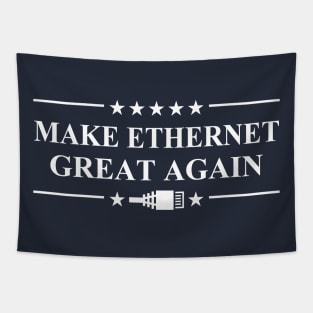 Make Ethernet Great Again Geek Nerd Tapestry