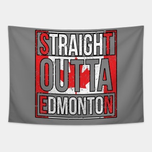 Straight Outta Edmonton (Canada Flag) - [Gc-Tp] Tapestry