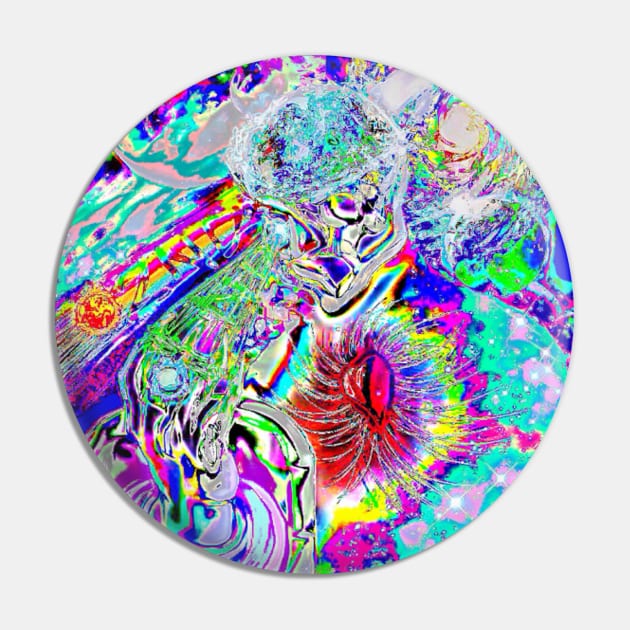 Official :2nd End; Psychedelic Enlightenment Pin by 2ndEnd