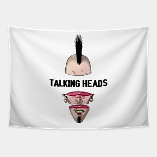 Punk Man Talking Heads Tapestry