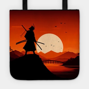 Samurai Silhouette #1 Tote