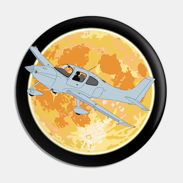 Cirrus SR22 Orange Moonlight Pin by Kassi Skye