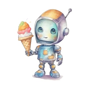 Robot + 1ce cream 1.0 T-Shirt