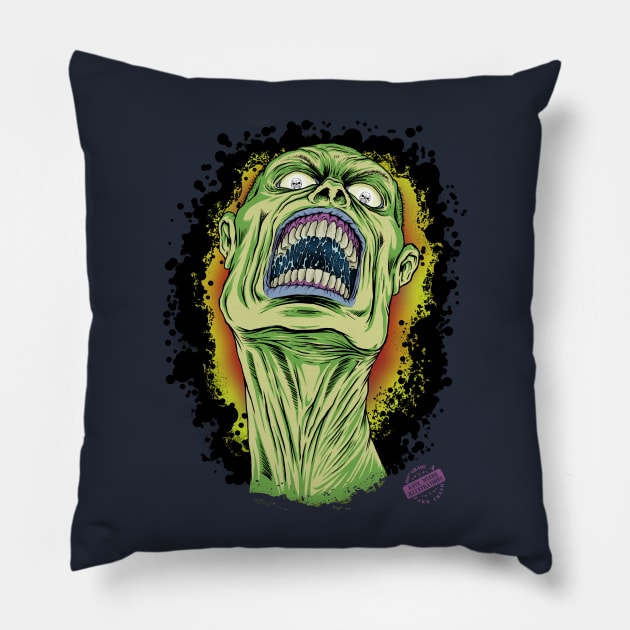 Screaming Pillow by davemyersillustration