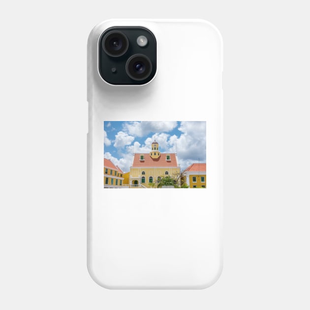 Fortkirche aka Fort Church in Fort Amsterdam Willemstad Curacao Phone Case by Debra Martz