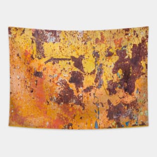 rusty metallic surface peeling Tapestry