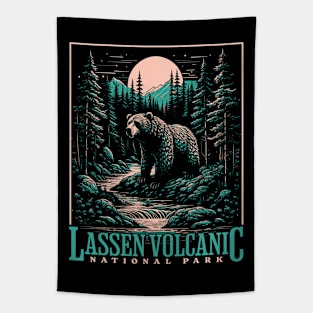 Lassen Volcanic US National Park Backpacking Camping Hiking Tapestry