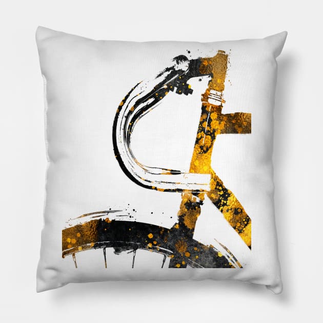 Cycling #cycling #sport #bike Pillow by JBJart