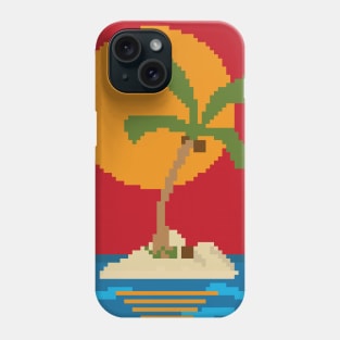 8-bit Dream Island Phone Case