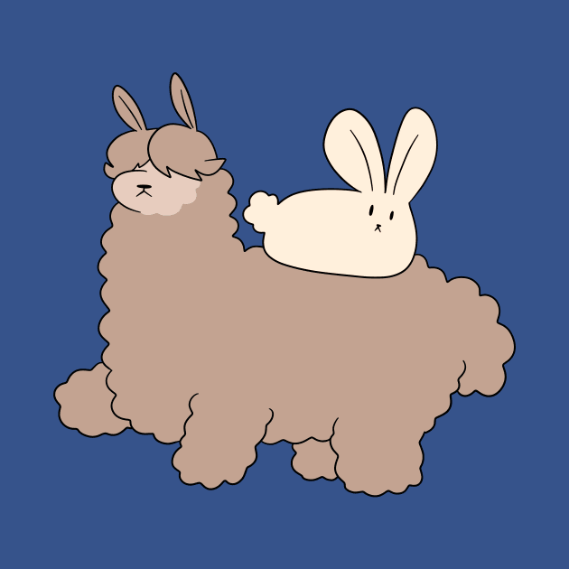 Fluffy Alpaca and Bunny by saradaboru