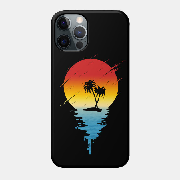 Melting Island - Beach - Phone Case