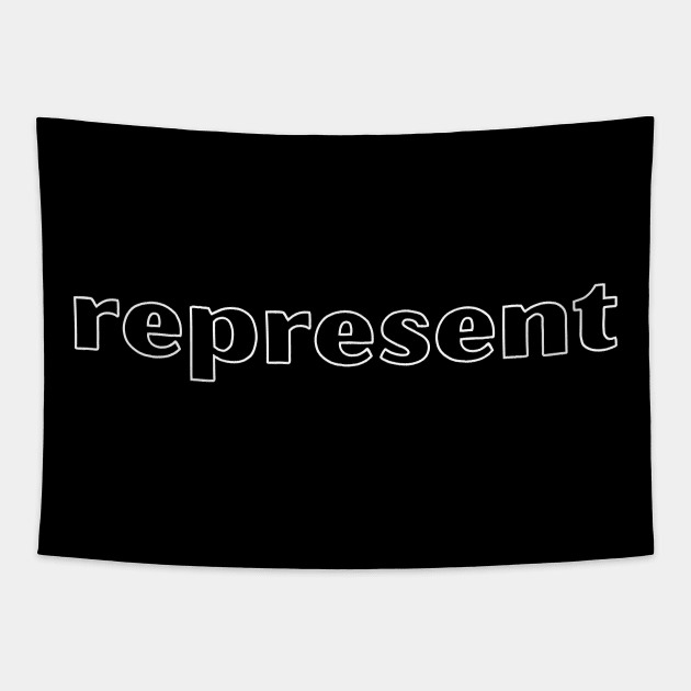 Represent White Tapestry by IdenticalExposure
