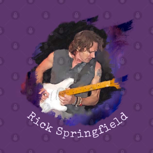 Rick Springfield with Guitar by Neicey