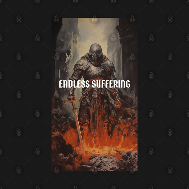 ENDLESS SUFFERING - DARK FANTASY ART STYLE by Vista Threads Co