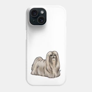 Dog - Lhasa Apso - Tan Phone Case