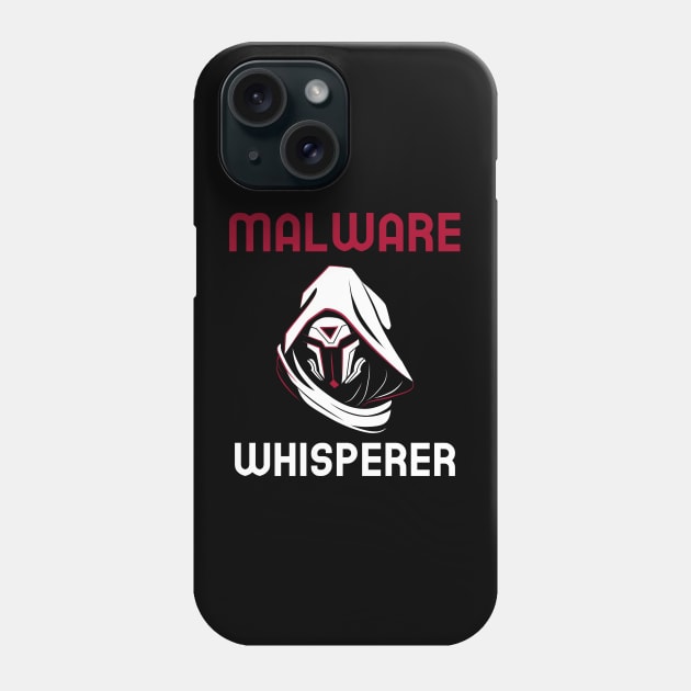 Malware Whisperer Cybersecurity Phone Case by OldCamp