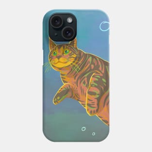 Harbor Seal Tabby Cat Phone Case