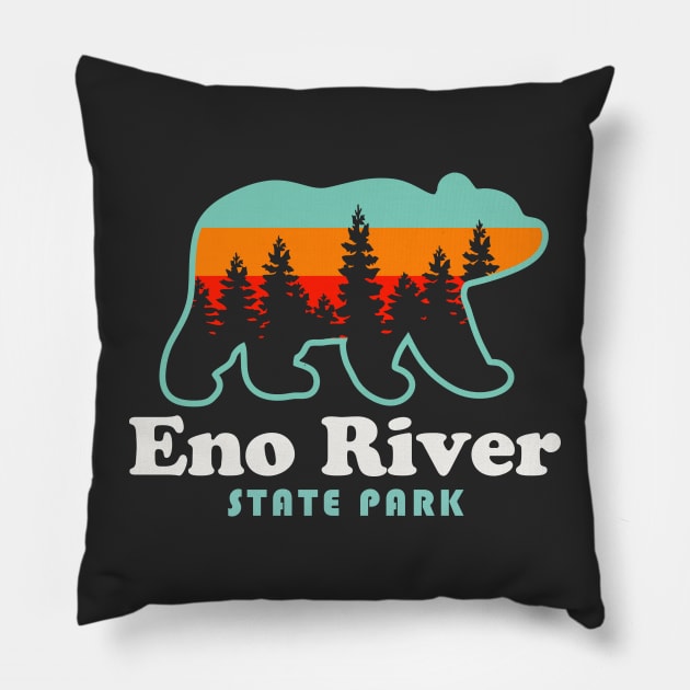 Eno River State Park Durham NC Hiking Pillow by PodDesignShop