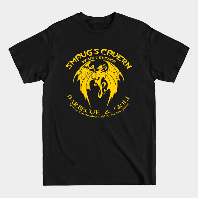 Discover SMAUG'S CAVERN BARBECUE & GRILL VINTAGE VERSION - Tv Shows - T-Shirt