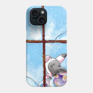 Staying in to Watch the Snow Phone Case