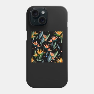 Bird of paradise pattern Phone Case