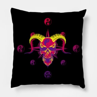 Skull of tai chi N°11 Pillow