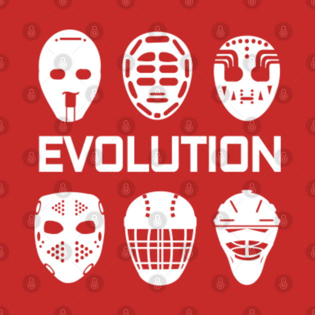 Evolution of Hockey Goalie Masks Nhl Hockey TShirt TeePublic