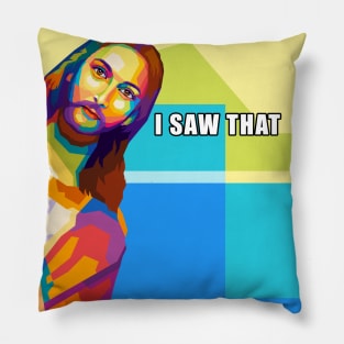 Jesus Saw That Wpap Pop Art Pillow