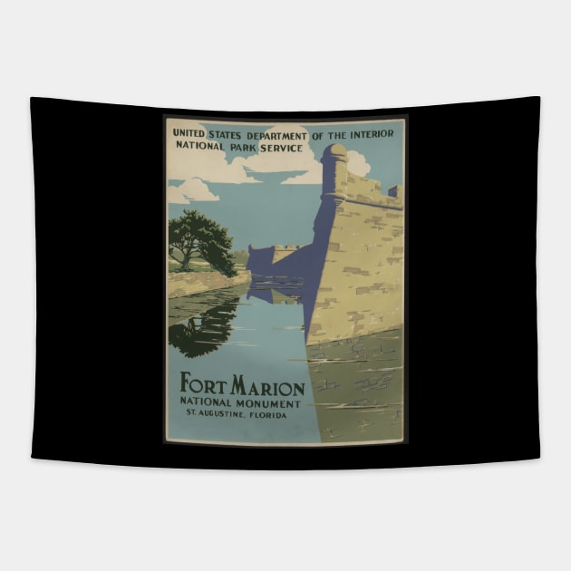 Fort Marion St. Augustine Florida Tapestry by 3ric-