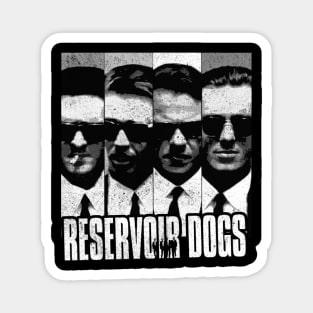 reservoir dogs black and white club Magnet