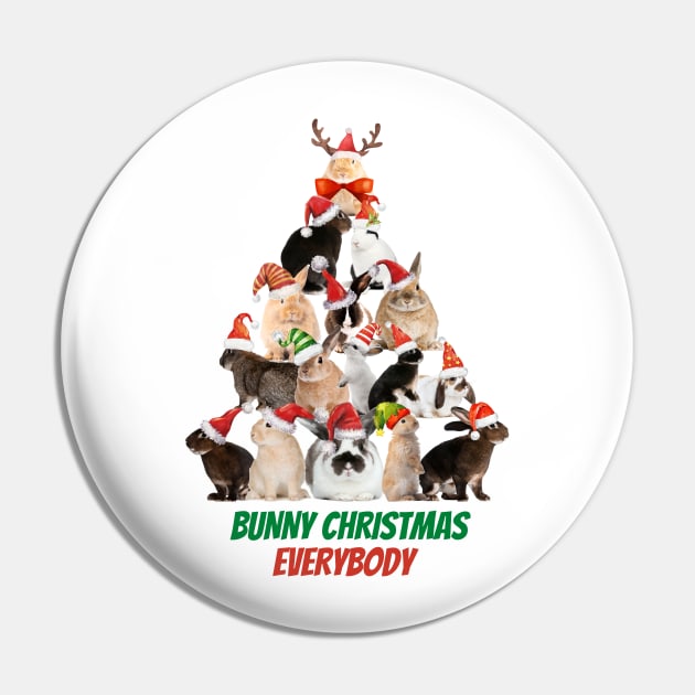 Funny Bunnies Tree Pin by divinoro trendy boutique