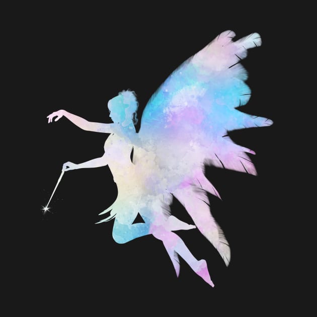 Cute Watercolor Fairy by CoastalDesignStudios