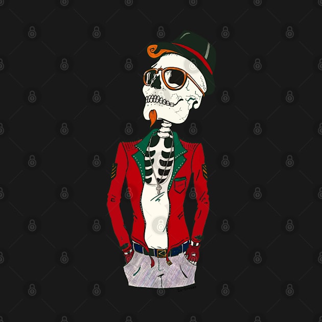 Hipster Skeleton. by LuDreams