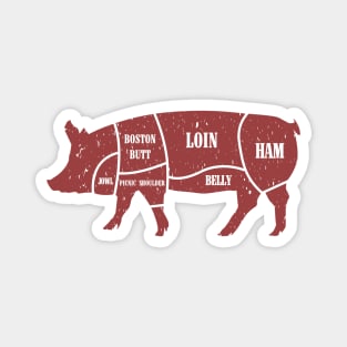 Pig Anatomy Magnet