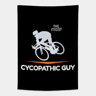 the most cycopathic guy, bicycling Tapestry