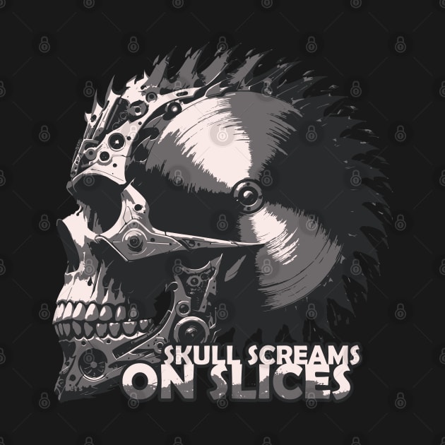 Skull Screams on Slices by Gofart