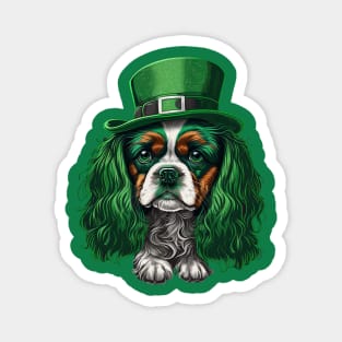 King Spaniel St. Patrick's Day Magnet