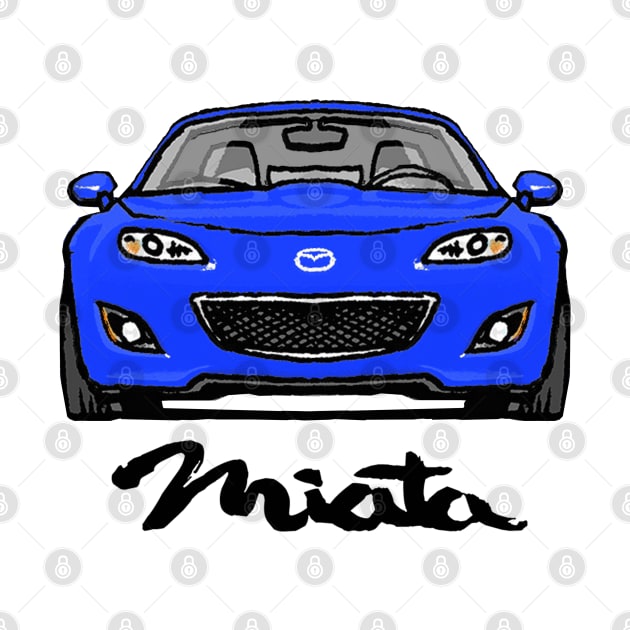 Mazda Mx5 Miata NC2 Blue by Woreth