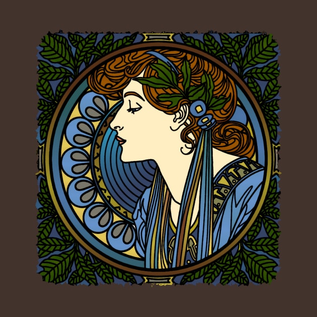 Art Nouveau Woman by AlondraHanley