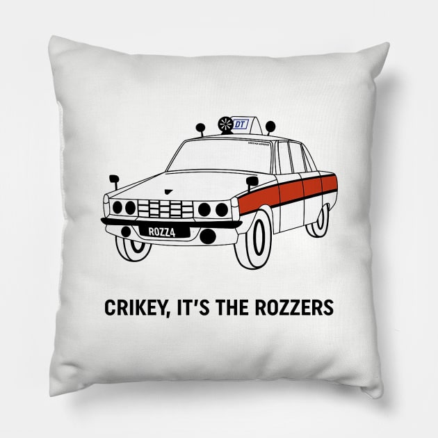 James May's Rozzers Design Pillow by heldawson