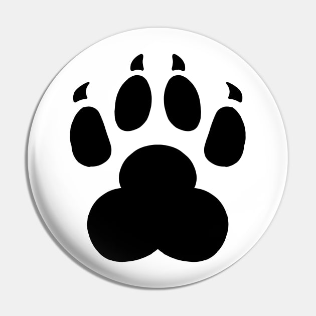 Paw Print Pin by ThatCatObsessedDemon