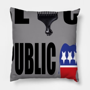 Black Republican Pillow