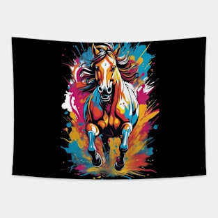 colorful horse Tapestry