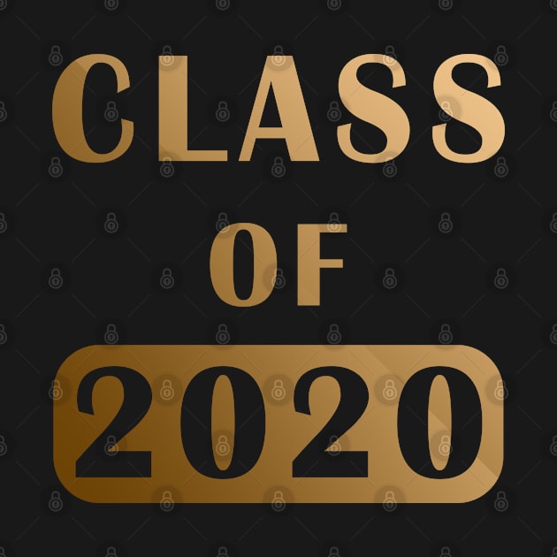 Class of 2020 Perfect Golden Color design gift idea by MFK_Clothes