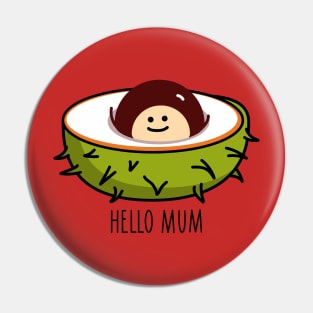 Chestnut baby birth Pin