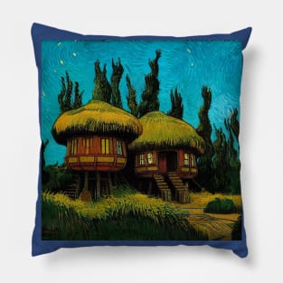 Starry Night in Kashyyyk Pillow