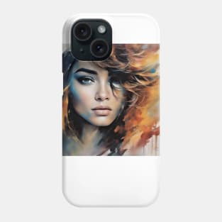 painted beauty of Vanessa Hudgens Phone Case