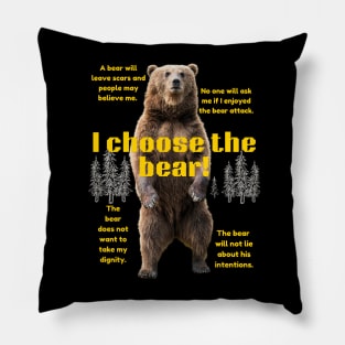 Choose the Bear! Pillow