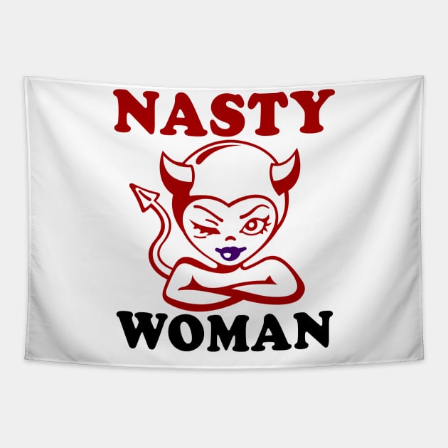 Nasty Woman Tapestry by alialbadr