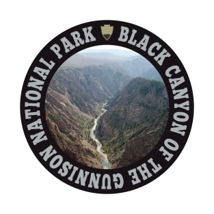 Black Canyon of the Gunnison National Park circle T-Shirt